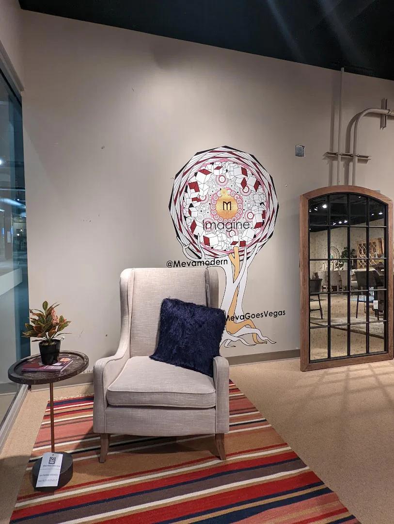 Tradeshow showroom merchandising showcasing modern design solutions
